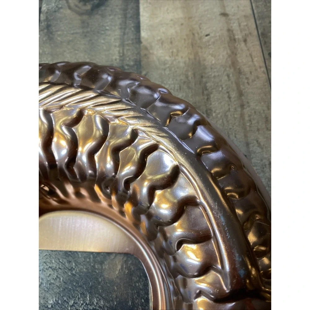 Vintage Pink Copper Fish Jello Aluminum Mold/ Wall Hanging With‎ Hook Farmhouse